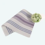 New product good quality purple stripe mat waterproof high-grade table mat