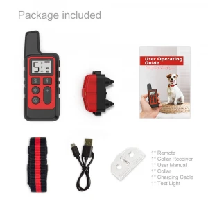 New Product Top Orange Electronic Shock Pet Trainer Waterproof Remote Dog Training Collar