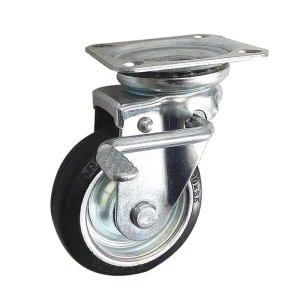 New special rubber suitcase medical swivel caster wheels with brake