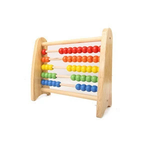 New toys educational aids preschool montessori math games wooden bead abacus