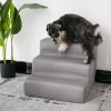 New Washable Detachable Cover Ramp Foldable Soft Pet Stairs Dog Ladder 3 Steps Pet Dog Stairs for Puppy Dog Cat