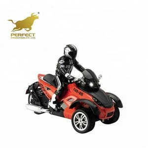 newest 1 10 4ch plastic rc drift motorcycle toy with 3 wheel