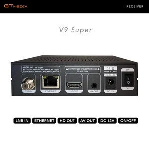 Newest GTMEDIA V9 SUPER H.265 satell 1080P HD Satellite TV Receiver DVB-S2 Set Top TV BoDecoderx Satellite Dish Smart TV Decoder