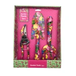 Ningbo Factory Price Women Garden Sets Iron Floral Garden Tool Sets 3 pieces lady Floral printing Gardening Tools