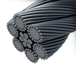 Non - Rotating Tower Crane Wire Rope 6x25FI+IWS For Hauling / Belt Conveyer
