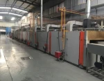 Nonwoven fiber insole fabric glue steeping and drying machine