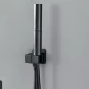 Not Shower Panel custom Support Safe Anti-drop Anti-scalding Hand Black Shower Faucet Wall Mount