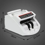 O228 2108 Digital desk Bill counting machine Money Counters LCD Display Cash Counter bill counter machine
