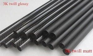 OD30mm*28mmID 1000mm length twill finish sale carbon fiber tube with Japan carbon fiber