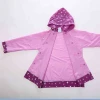 OEM Girl Customized Logo Raincoat Children Raincoat Girls Raincoats