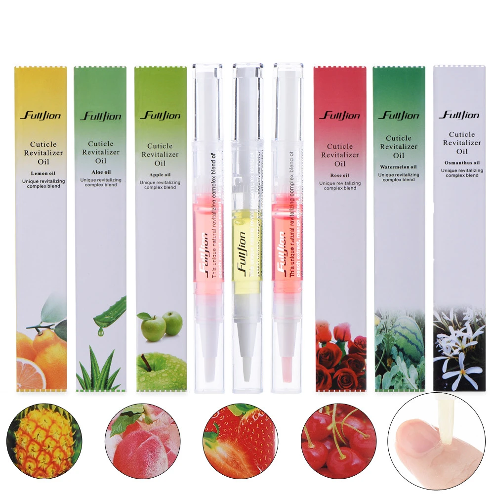 OEM Natural Floral Fruit Flavour Nail Edge Cuticle Oil Pen Skin Revitalizer Finger Margin Repair Cream Nail Polish Cuticule oil