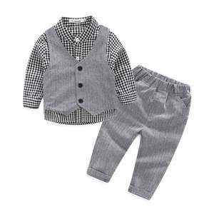 Online Shopping Children Boy Clothing Sets Fashion Child Suit For Wholesale