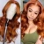 Import Orange Color Body Wave 100% Human Hair Lace Front Wig Tangle And Shedding Free Long Part 13*6 Lace Wig Shipping Fast from China