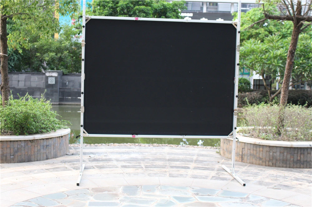 Outdoor 250 inch Fast fold projector screen Front Rear front office equipment