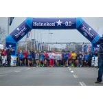 Outdoor custom advertising inflatable entry arch