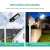 Import Outdoor ip65 waterproof Intelligent sensor 60w 120w 180w all in one integrated led solar street light from China