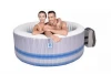 Outdoor Luxury Inflatable Spa Pool Round Massage Bubble Spa Whirlpool Hot Tub For 4 Person