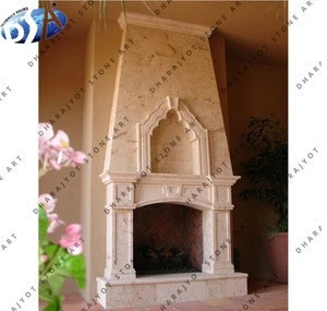 outdoor pink stone chimney mantels hearth big fireplace