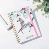 Paper Material Custom Color Hard Cover Binder Planner Girls Diary Notebook