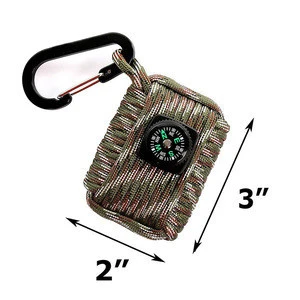 Paracord 10 In 1 Military Outdoor Gear Emergency Pocket Fire Survival Kit