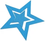Party Banner Glitter Star Room Hanging Decors Star Paper Garlands For Christmas Ornaments Wedding Baby Shower Party Supplies