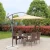 Import Patio Outdoor Garden Furniture Hanging Banana Roma Sunshade Sun Umbrella Marble Granit Cross Base Salisbury Pink from China