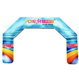 PDyear advertising promotional logo tradeshow fabric print  race events  sports inflatable air arches display