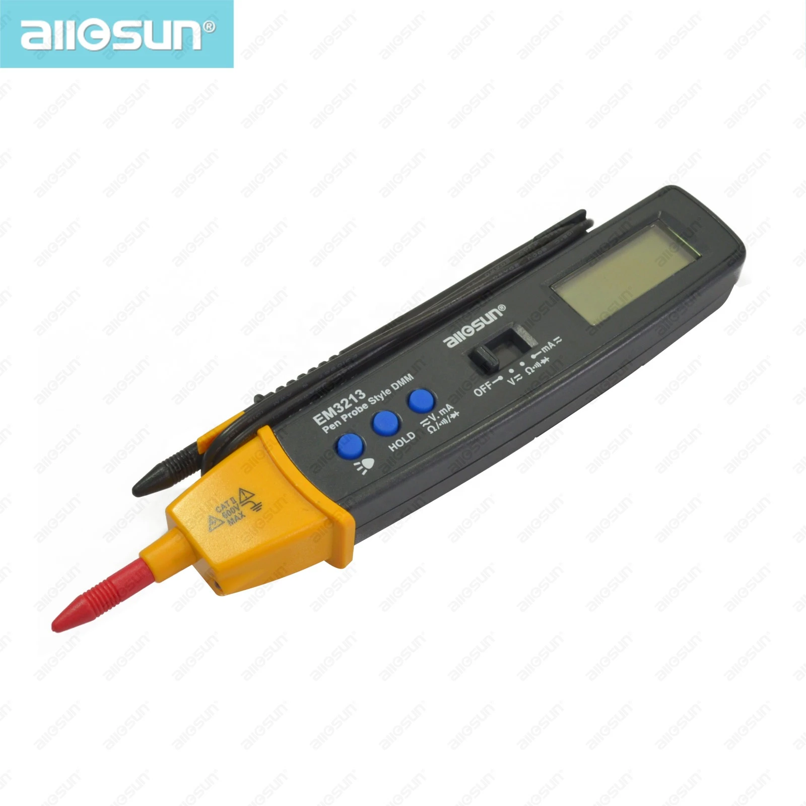 Pen Type Digital Multi-meter Pocket Volt Ohm Ammeter Auto Range Multi-function Electric Test Meter with Flashlight