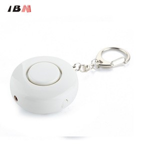 personal Alarm Lady Self Defense Protection Alarm With Key Ring Light Safety Alarm Support OEM Logo