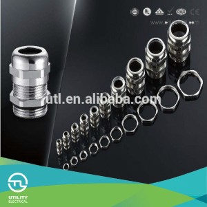 PG-7 Metal 3-6.5mm Dia Waterproof Cable Glands Connector
