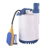 Plastic body 370w draining waste water slurry mini garden sewage pump  with float switch cable length customized