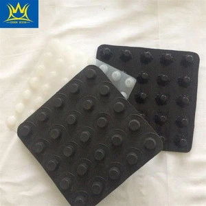 Plastic Dimpled Foundation Membrane/ Dimple Waterproof Hdpe Drain Board