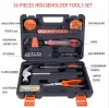 plastic toolbox storage case   hardware tools 36 Pieces Hand Tools Set For Household