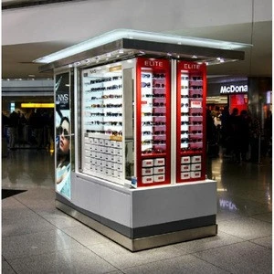 Plywood Wood Retail Shop Cabinet Eyewear Accessories Display Showcase Counter