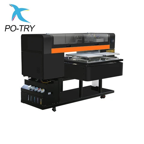 PO-TRY Factory Direct Sales High Precision Double Station DTG Printer T-shirt Printing Machine