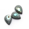 Polished and shaped like natural abalone shell crafts, used for decoration and jewelry making