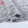 polyester acrylic and cotton blend silver thread yarn dyed acrylic fabric