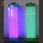 Popular Shopping Mall Eyewear Floor Display With LED
