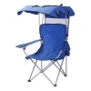 Portable and Adjustable Folding Chair with Canopy Camp Chair Beach Chair