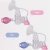 Import Portable breast manual breast  pump  milk  Device Milk Bottle Silicone  Saver Collector  Suction Pump from China