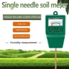 Portable green single function soil moisture meter