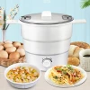 Portable Home and  Travel Appliances Foldable Electric Cooker Skillet Hot Pot Silicone Collapsible Electric Pot