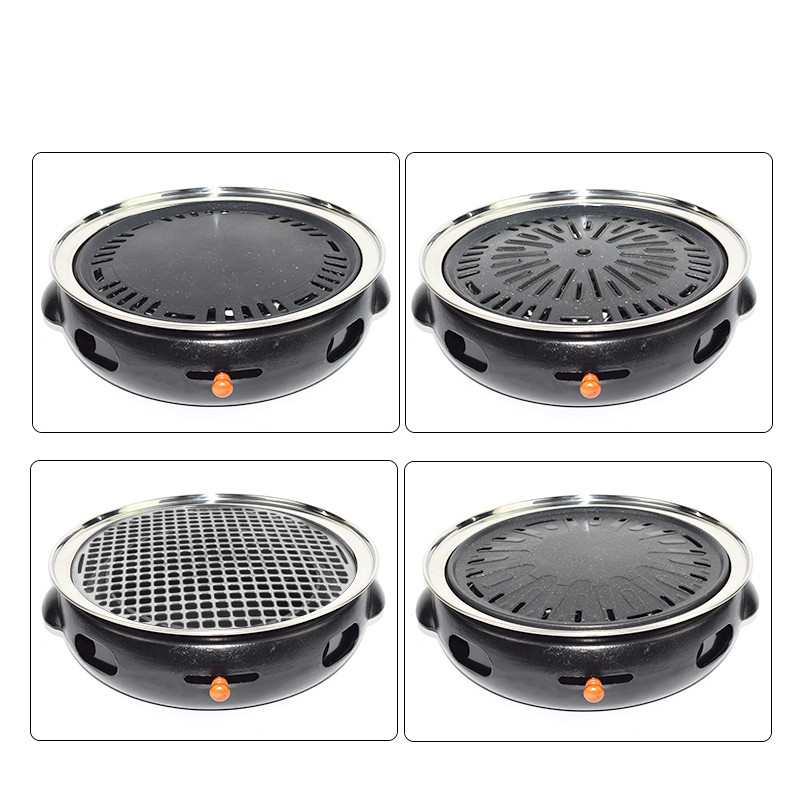 Buy Portable Korean Barbecue Grill Food Carbon Furnace Smokeless Charcoal Barbecue Stove Cooking