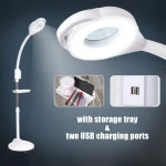 Portable magnifying lamp 8X magnifying glass 68W USB Charger facial multifunctional led light beauty equipment