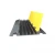 Portable recycled road safety control rubber speed hump