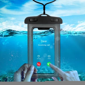 Portable Waterproof Phone Case Pouch Underwater Dry Bag With Neck Strap Swimming Phone Bag For Water Games Beach Sport Skiing