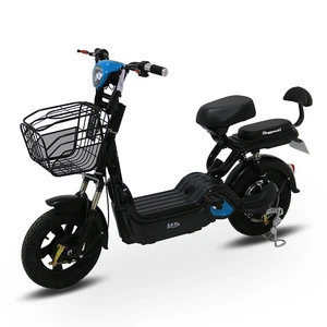 Power-assisted 48V 350W Electric Bicycle with Dashboard and Double Shock Absorbers