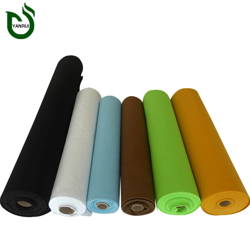 pp nonwoven laminated felt thick needle punch nonwoven absorbent polyester felt fabric