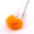 Import PP nylon toilet brush with long handle and round head from China