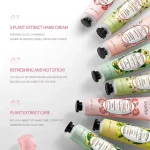 Private Label Hand And Foot Whitening Cream Lotion Packaging Tube Anti Aging Moisturize Flowers fruits Hand Cream
